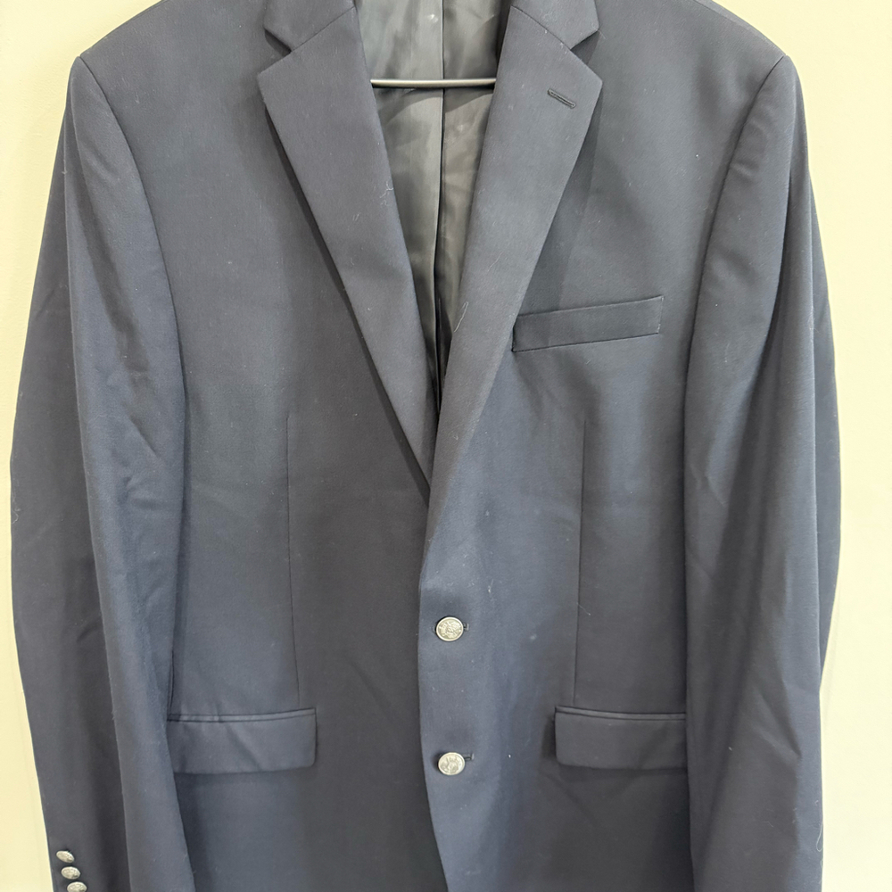 Michael Kors Blazer Two-Button Mens Navy 44L